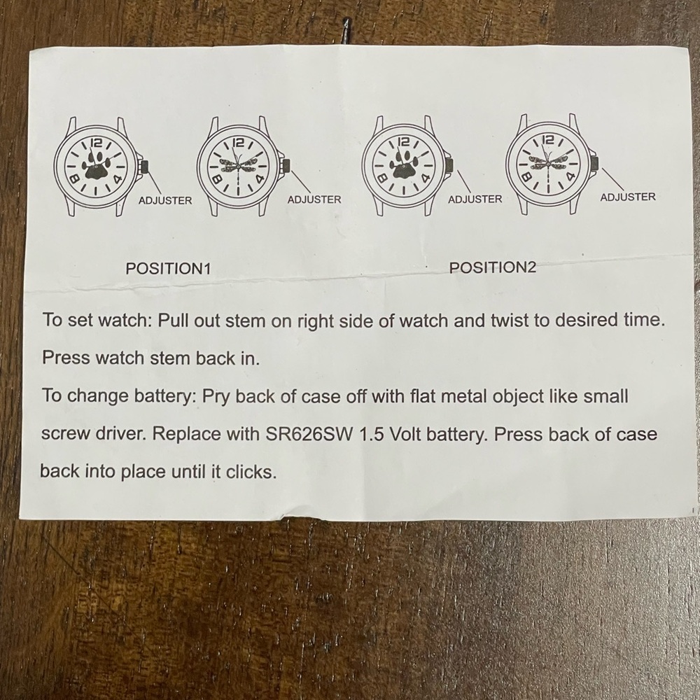 Paw Print Watch Purple Silicone Band New - Picture 8 of 8